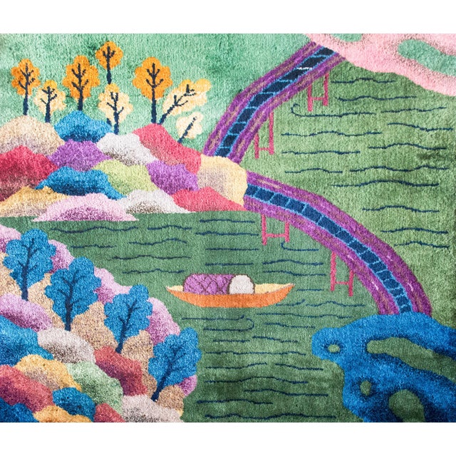 Early 20th Century Chinese Art Deco Rug For Sale - Image 9 of 15