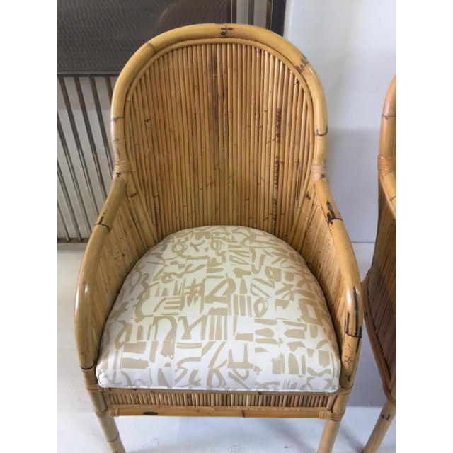 Vintage Henry Olko Bamboo Chairs - Set of 4 For Sale - Image 10 of 13