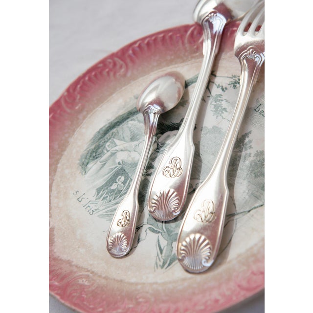 French Vendôme Flatware from Christofle, 1920s, Set of 36 For Sale - Image 7 of 10