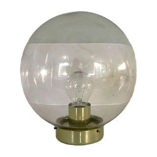 Hand Blown Globe Ceiling Lamp / Wall Light from Raak, 1960s For Sale