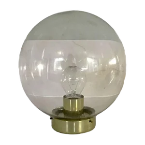 Hand Blown Globe Ceiling Lamp / Wall Light from Raak, 1960s