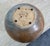 Mid Century Modern Round Vase Blue Tan Glaze Studio Ceramic Weed Vintage Flower For Sale In Sacramento - Image 6 of 12
