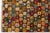 Ruby Red 6x8 Hand-Knotted Baluch Style Wool Rug Vibrant Colorful Star Pattern For Sale - Image 8 of 11