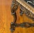 Renaissance Vintage Italian Renaissance Style Carved Walnut Table Marble Top For Sale - Image 3 of 6