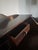 Wood 1970s Mahogany Slant-Front Desk With Turned Legs and Scalloped Apron For Sale - Image 7 of 12