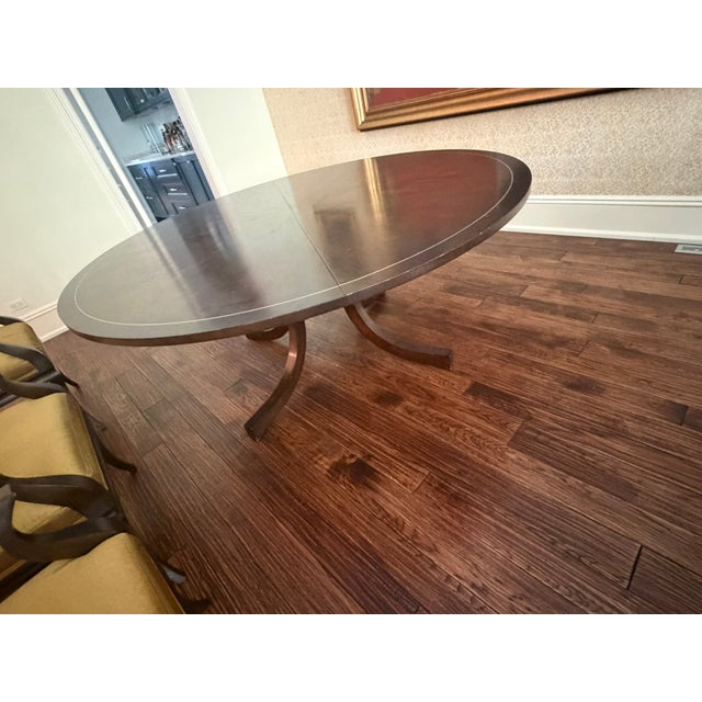 Therien Studio Workshops Round Dining Table – Sculptural Curved Base & Hand‑Finished Wood Top For Sale - Image 10 of 10