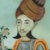 Indian Reverse Glass Painted Portrait of Nobleman For Sale - Image 4 of 6