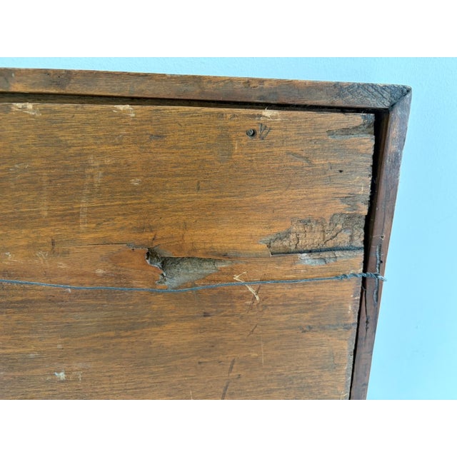 Antique “Residence of Allen Krieg” Farm Print – Solid Wood Framed Americana Scene For Sale - Image 12 of 13