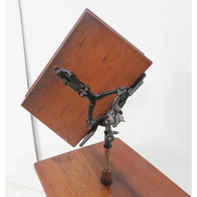 Late 19th Century Victorian Industrial Adjustable Book Podium For Sale - Image 5 of 7