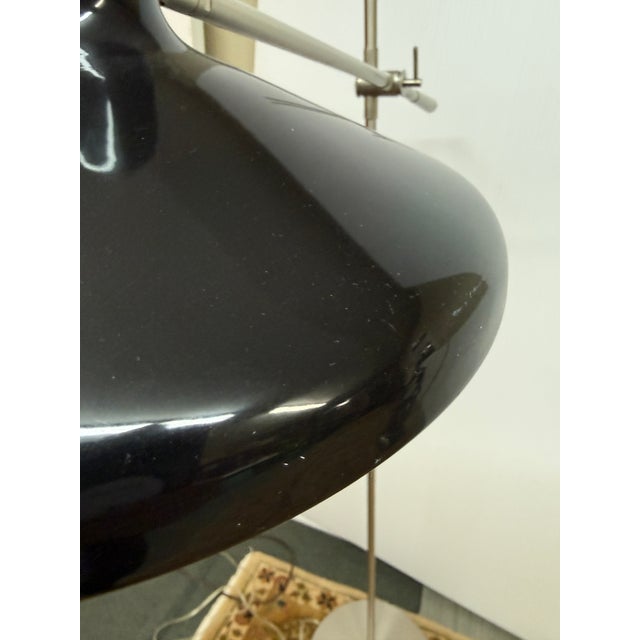 Black Cantilever Floor Lamp For Sale - Image 10 of 12