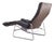 Bauhaus Model Fenix Chaise Lounge in Leather and Chrome by Sam Larsson for Dux, 1960s For Sale