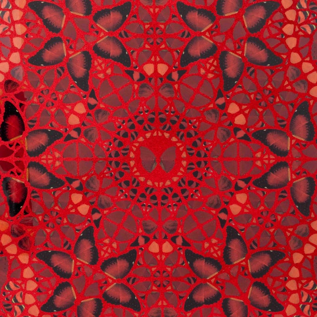 Damien Hirst (English, b. 1965), "Wu Zetian", Laminated Giclee Print on Aluminum Composite Panel Screenprinted with...