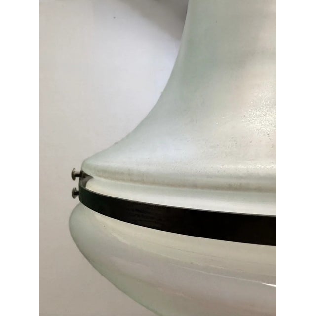 Metal Luzette Pendant Light by Peter Behrens for Siemens and Schukert, 1920s For Sale - Image 7 of 11