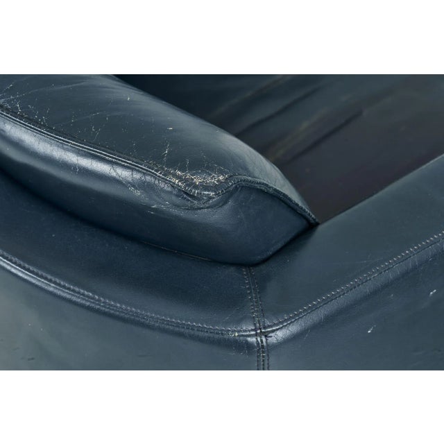 Post Modern Barrel Leather Chairs by Leolux, 1970 For Sale - Image 9 of 12