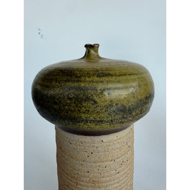 1970's Midcentury Modern Studio Pottery Signed/ For Sale - Image 10 of 10
