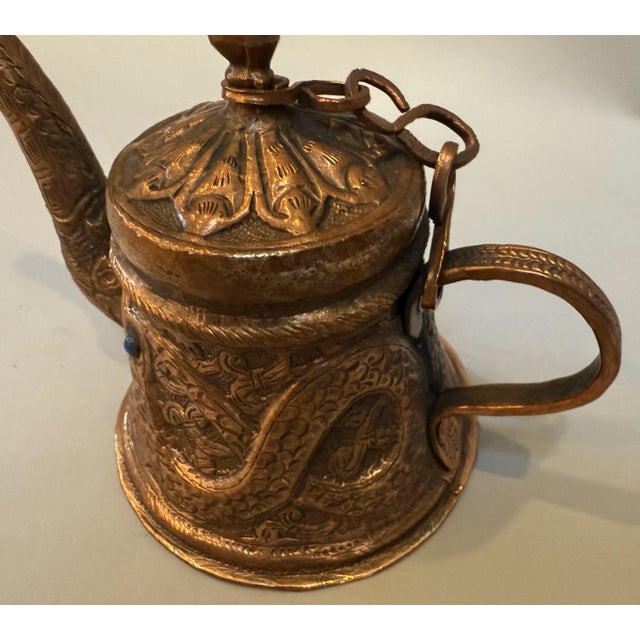 18th Century Indian "Bidri Ware" Hookah Base For Sale - Image 4 of 11