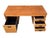 1960s Mid-Century Modern Walnut Desk With File Drawer & Three Drawer Storage, Restored For Sale - Image 5 of 16