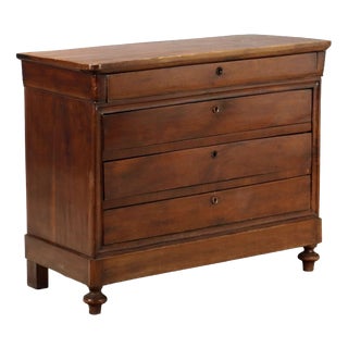 Louis Philippe Walnut Chest of Drawers, 19th Century For Sale