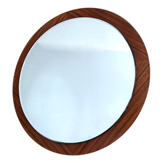 Large Scandinavian Mirror in Teak, 1960s For Sale