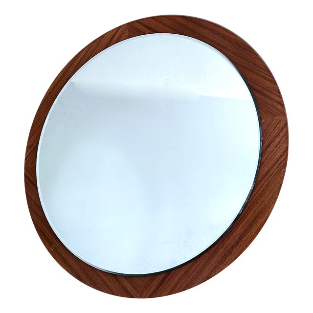 Large Scandinavian Mirror in Teak, 1960s For Sale