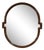 Oval Shaped Mirror in Wenge by Robert Ingham For Sale
