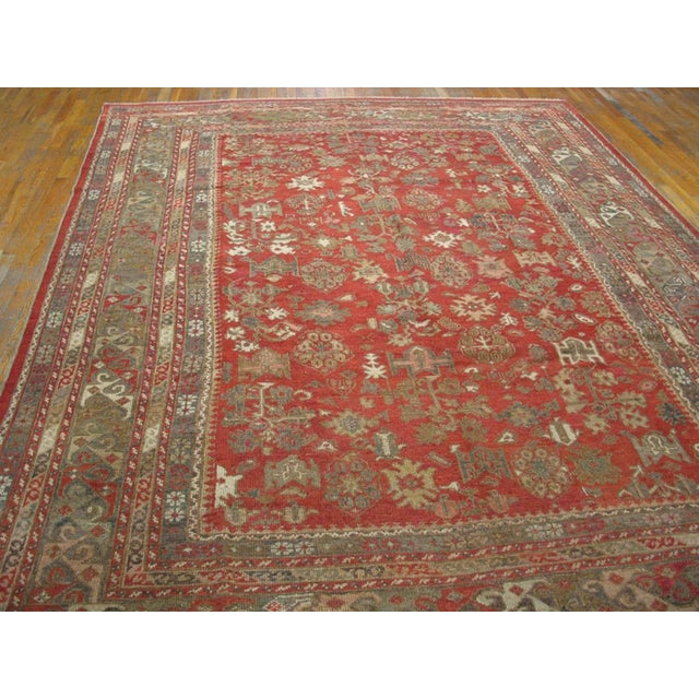 The eclecticism of Oushak weavers knows no bounds. The basic idea here is an elaboration of late 19th century east...