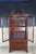 1940s Antique Union National English George III Style Mahogany China Cabinet Bookcase For Sale - Image 5 of 12