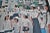 Contemporary "That's Me in the Middle" Children and Israel's Independence Day, Acrylic on Canvas For Sale - Image 3 of 5