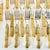 Vintage Coastal Boho Chic Chinoiserie Faux Bamboo & 18/8 Stainless Flatware Set- 49 Pieces. For Sale - Image 12 of 12