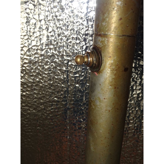 Vintage Mid Century Modern Gold Brown Tension Pole Lamp For Sale - Image 15 of 17