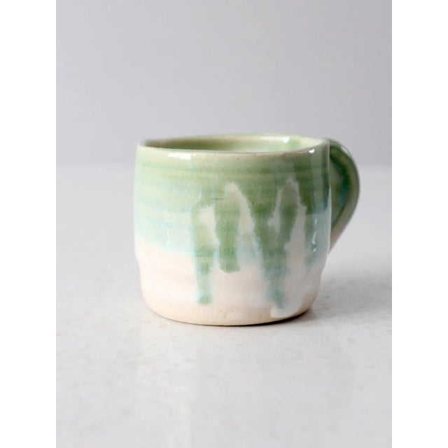 Ceramic Vintage Studio Pottery Mug For Sale - Image 7 of 12