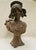 Antique French Art Nouveau Cast Iron Bust of a Bonneted Coquette, Signed Jacobs For Sale - Image 9 of 9