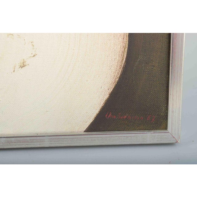 Uno Svensson, Abstract Composition, 1967, Oil on Canvas For Sale - Image 4 of 6