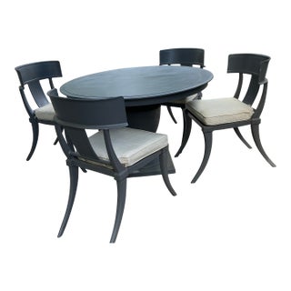 Restoration Hardware Outdoor Dining Set For Sale