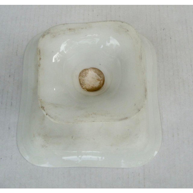 Footed Floral Porcelain Pedestal Cake Serving Platter For Sale In Richmond - Image 6 of 8
