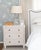 Designer Chapman & Myers Balustrade Table Lamp in Crystal with Parchment Shade. Specification: Height: 27" Width: 17"...