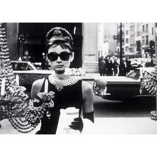Audrey Hepburn in "Breakfast at Tiffany's" Archival Pigment Print-24" X 20 Inches For Sale