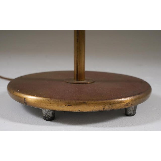 Mid-Century Swedish Floor Lamp in Brass attributed to Nordiska Kompaniet, 1960s For Sale - Image 6 of 8