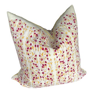 John Robshaw Block Print Cotton Pillow