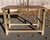 18th or 19th Century Rustic Primitive Farmhouse Table in Old Green Paint For Sale - Image 11 of 18