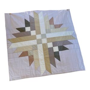Modern Quilt or Wall Hanging Country Cottage Colors