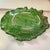 Late 20th Century 17" Portugese Cabbageware Leaf Tray Trompe l'Oeil Majolica For Sale - Image 9 of 9