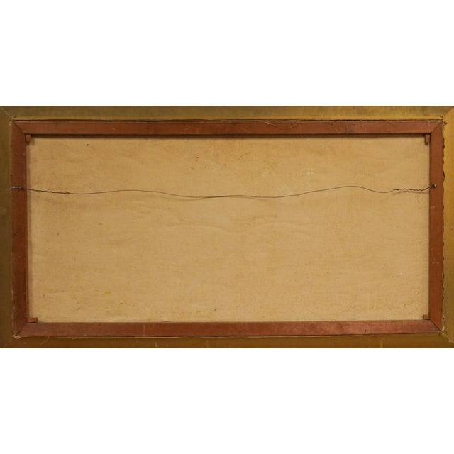 American School, 20th Century River Side Landscape, Oil on Canvas Frame For Sale - Image 12 of 12