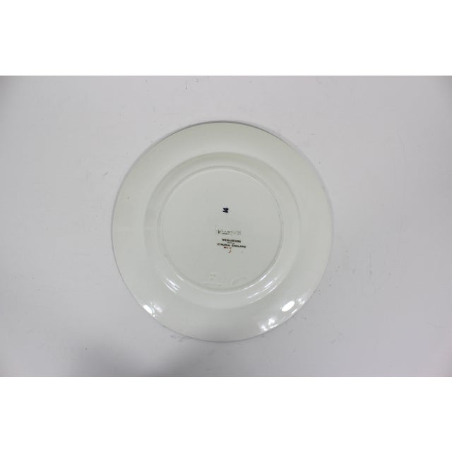 Wedgwood 1880’s Antique Wedgwood Bullfinch Brown Dinner Plate With Blue Edge 10.25” Plate For Sale - Image 4 of 7