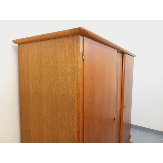 Vintage Oak Wardrobe, 1960s For Sale - Image 4 of 18