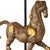 Golden Horse Table Lamp For Sale - Image 4 of 7