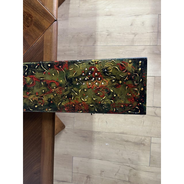 Black Large Vintage Italian Enameled Metal Light Panel, 1950s For Sale - Image 8 of 9