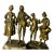 Antique 19th C. French Spelter Statues "Premieres Fleurs" by Ernest Rancoulet - Pair For Sale