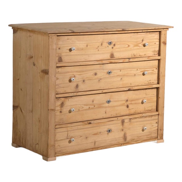 Stripped Pine Chest by Amaru For Sale