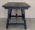 Late 19th Spanish Walnut Dining or Desk Fratino Table With Iron Stretcher For Sale - Image 6 of 9